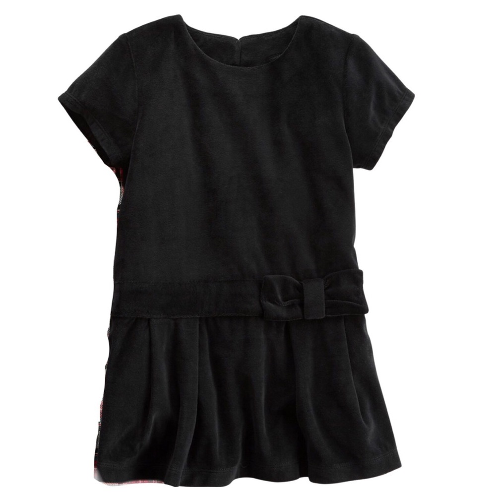Velour top with a sweet bow detail